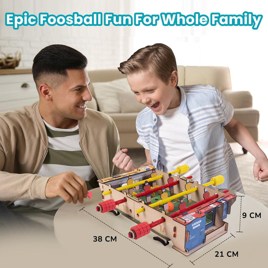 Science & Nature Toys > Science Kits > Home Science Experiments > Smartivity Smartivity Foosball | Build-It-Yourself Multiplayer STEAM Board Game 8908011797297