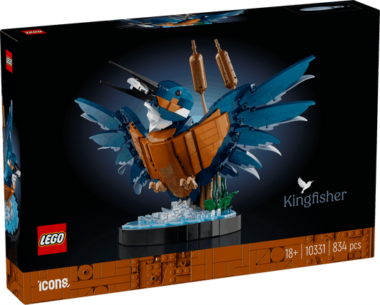 Toys & Games > Toys > Construction Toys > Interlocking Blocks > LEGO > LEGO Icons Lego Icons 10331 Kingfisher Bird Model Set for Adults Ages 18 and Up 673419394215