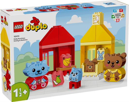 Toys & Games > Toys > Construction Toys > Interlocking Blocks > LEGO > LEGO Duplo Lego Duplo 10414 My First Daily Routines: Eating & Bedtime for Ages 18M+ 673419388344