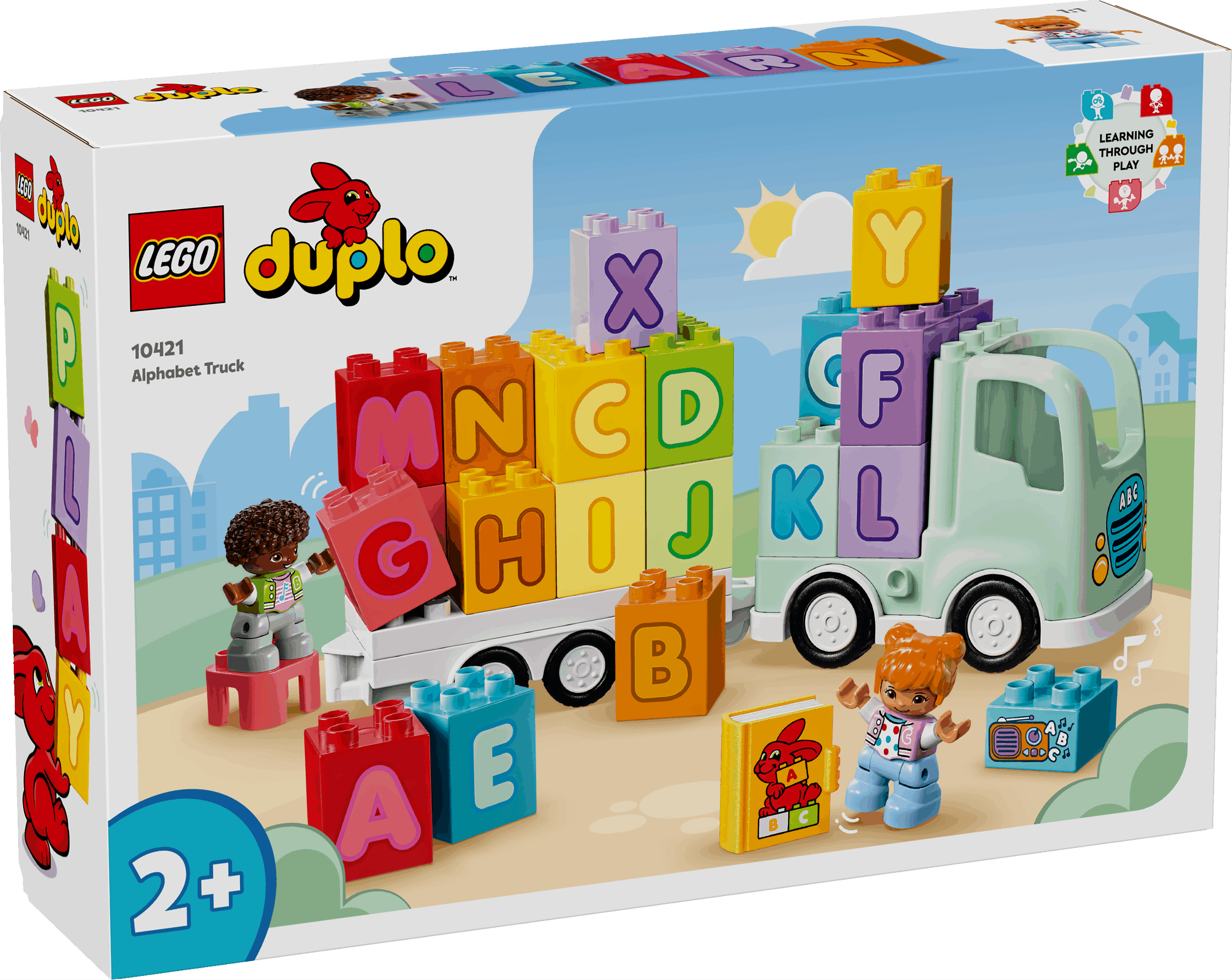 Toys & Games > Toys > Construction Toys > Interlocking Blocks > LEGO > LEGO Duplo Lego Duplo Town 10421 Alphabet Truck Playset for Toddlers Ages 2 & Up 673419387477