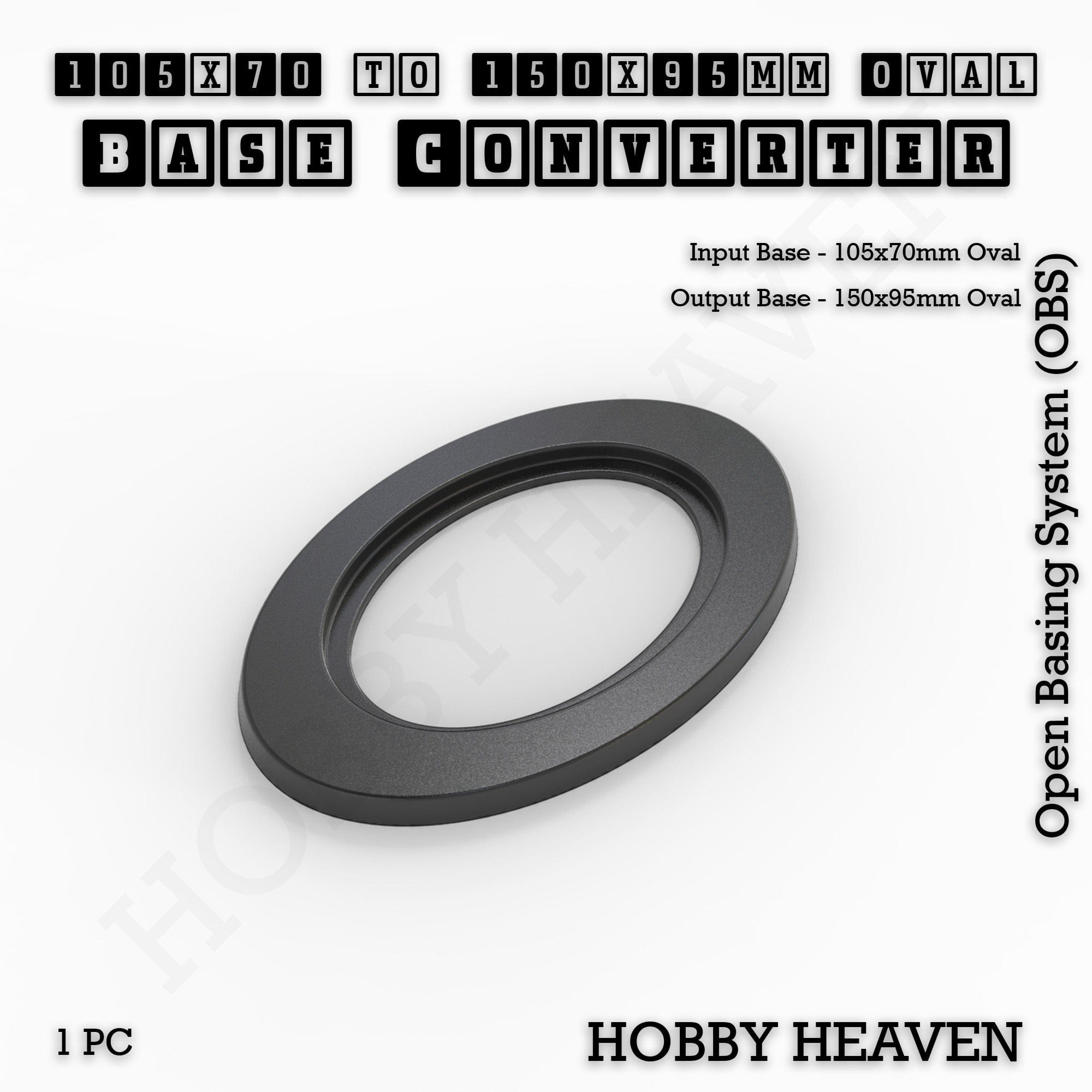 Base Oval To Oval Bases Size Converters 3d Print Full Range