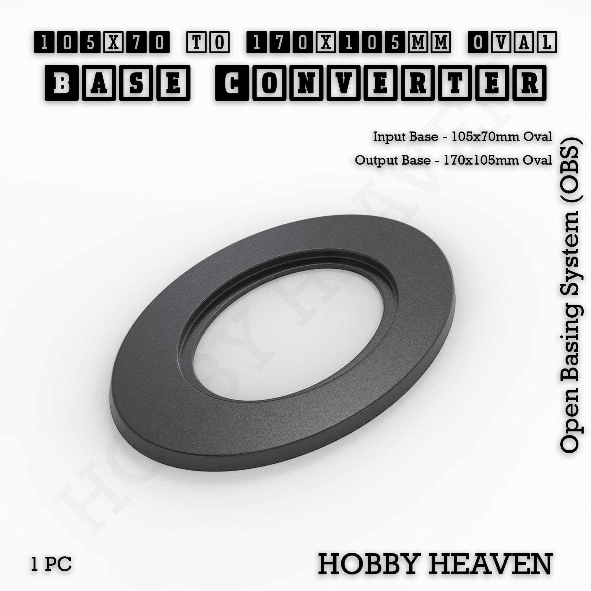Base Oval To Oval Bases Size Converters 3d Print Full Range