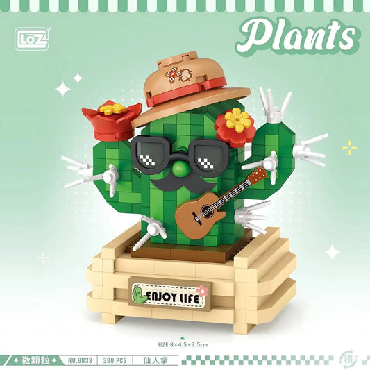 LOZ Moustache Cactus 8833 6932691912468