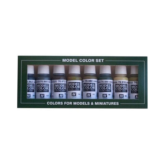 Paint Vallejo Model Color Set - Panzer Colours (x8) 8429551701082