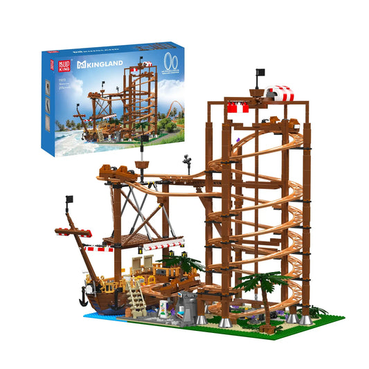 MouldKing Double Helix Pirate Rollercoaster 11013 6972316262134