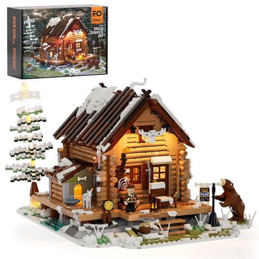 LUMIBRICKS - FUNWHOLE Hunting Cabin F9018 X003XDAGN3