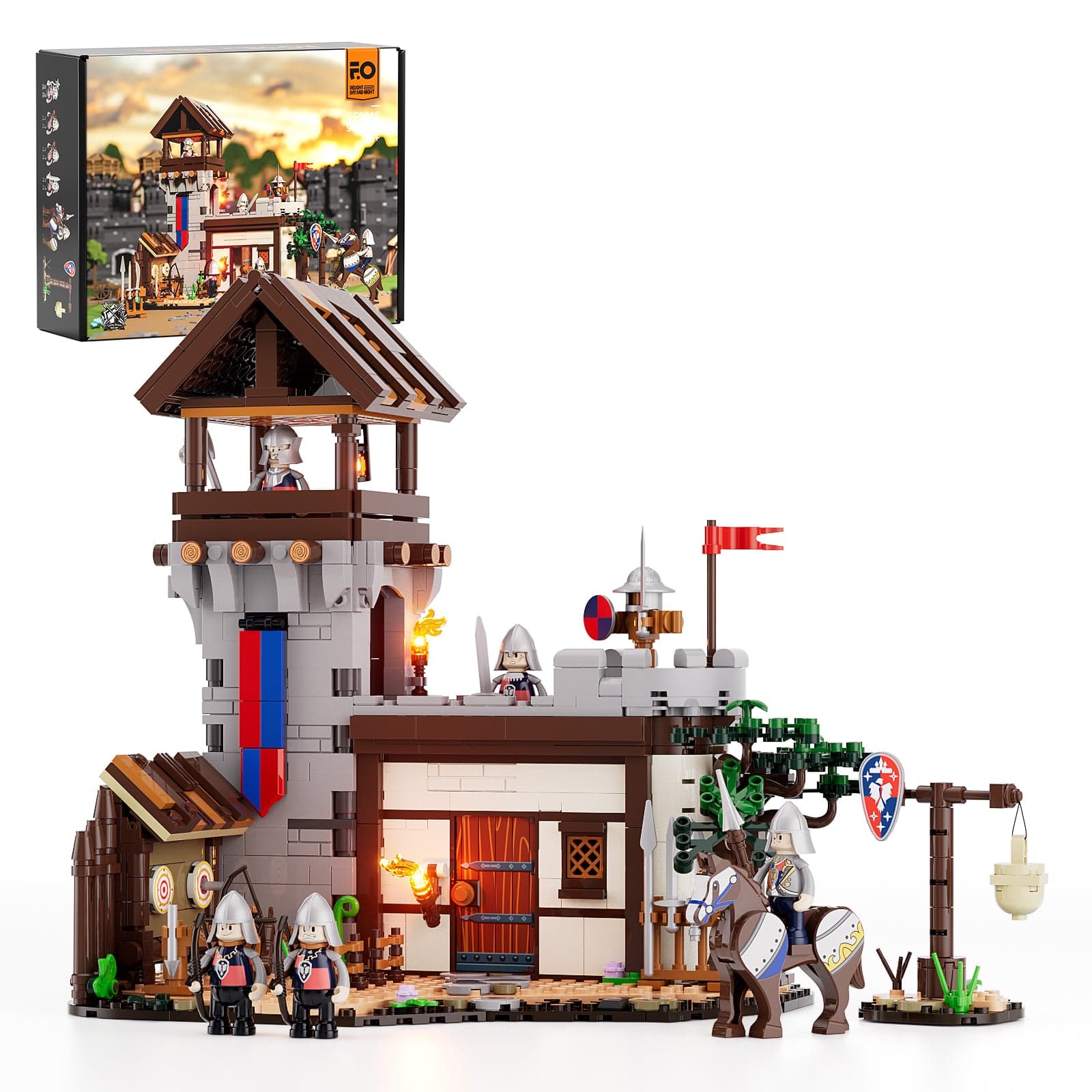 LUMIBRICKS - FUNWHOLE Medieval Training Ground F9048 X004D6ALEX