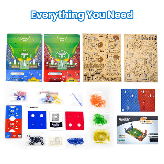 Science & Nature Toys > Science Kits > Home Science Experiments > Smartivity Smartivity Mini Football | Build-It-Yourself Multiplayer STEAM Board Game 8908011797785