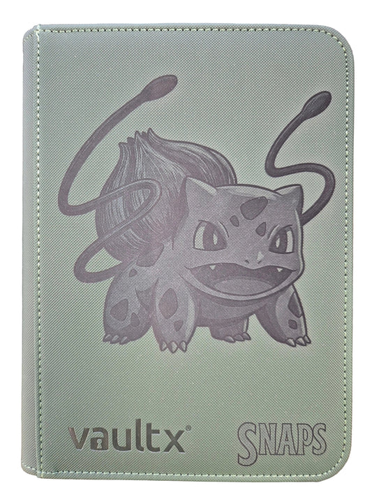 Bulbasaur Custom Vault X 4-Pocket Exo-Tec Zip Binder 5060570200335