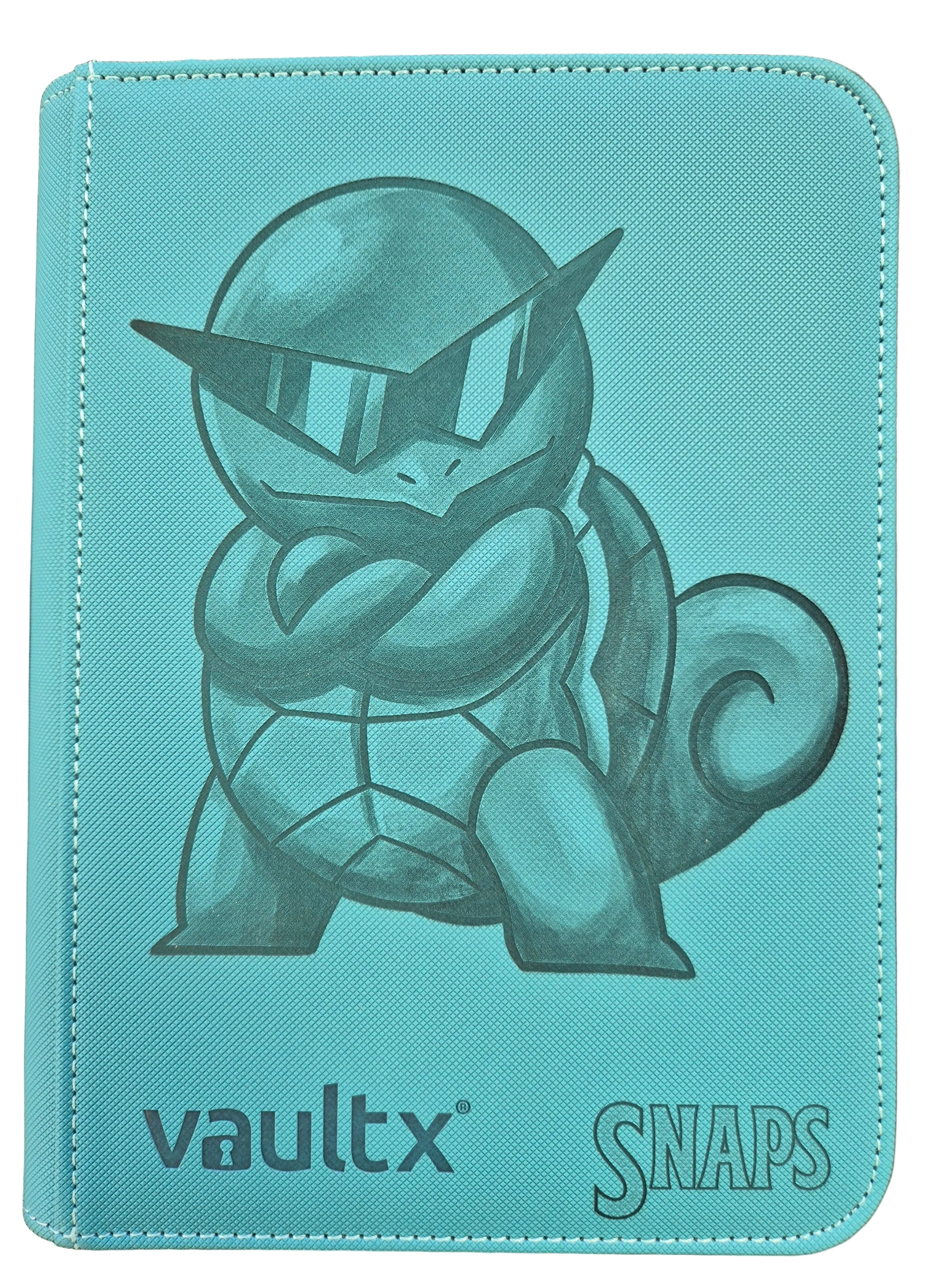 Squirtle Custom Vault X 4-Pocket Exo-Tec Zip Binder 5060570200335