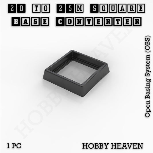 Base Square to Square Bases Size Converters 3d Print Full Range