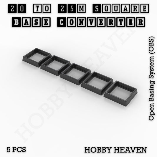 Base Square to Square Bases Size Converters 3d Print Full Range