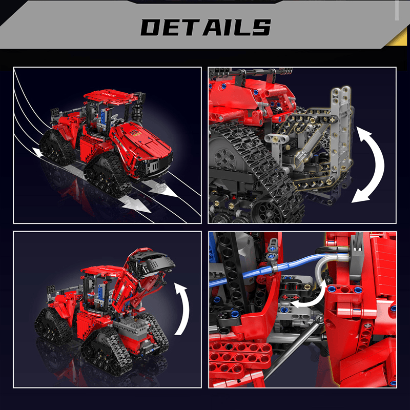 Mould King Pneumatic Crawler Tractor 18020 6972316267719