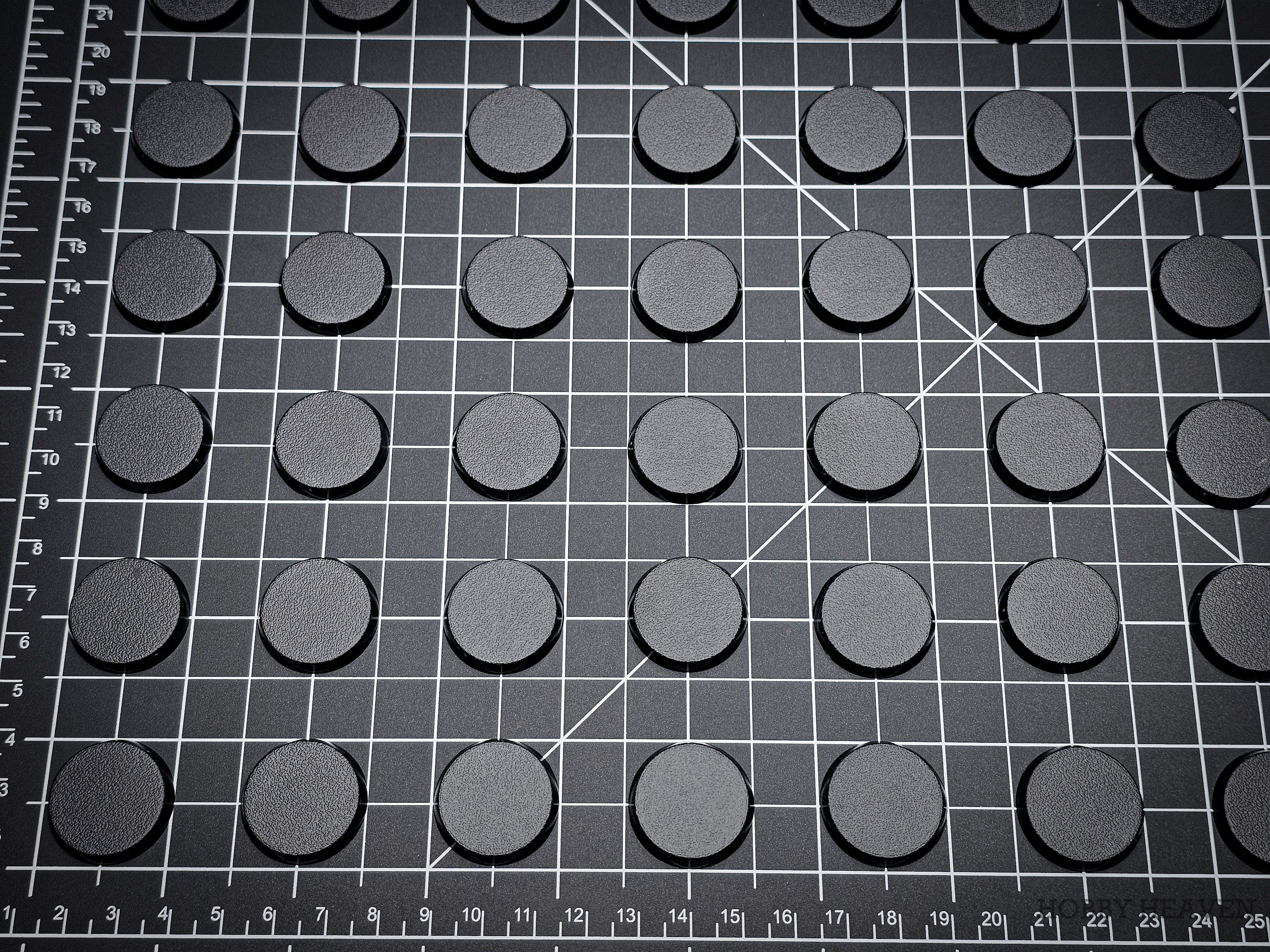 Base 25mm Round Plain Plastic Bases