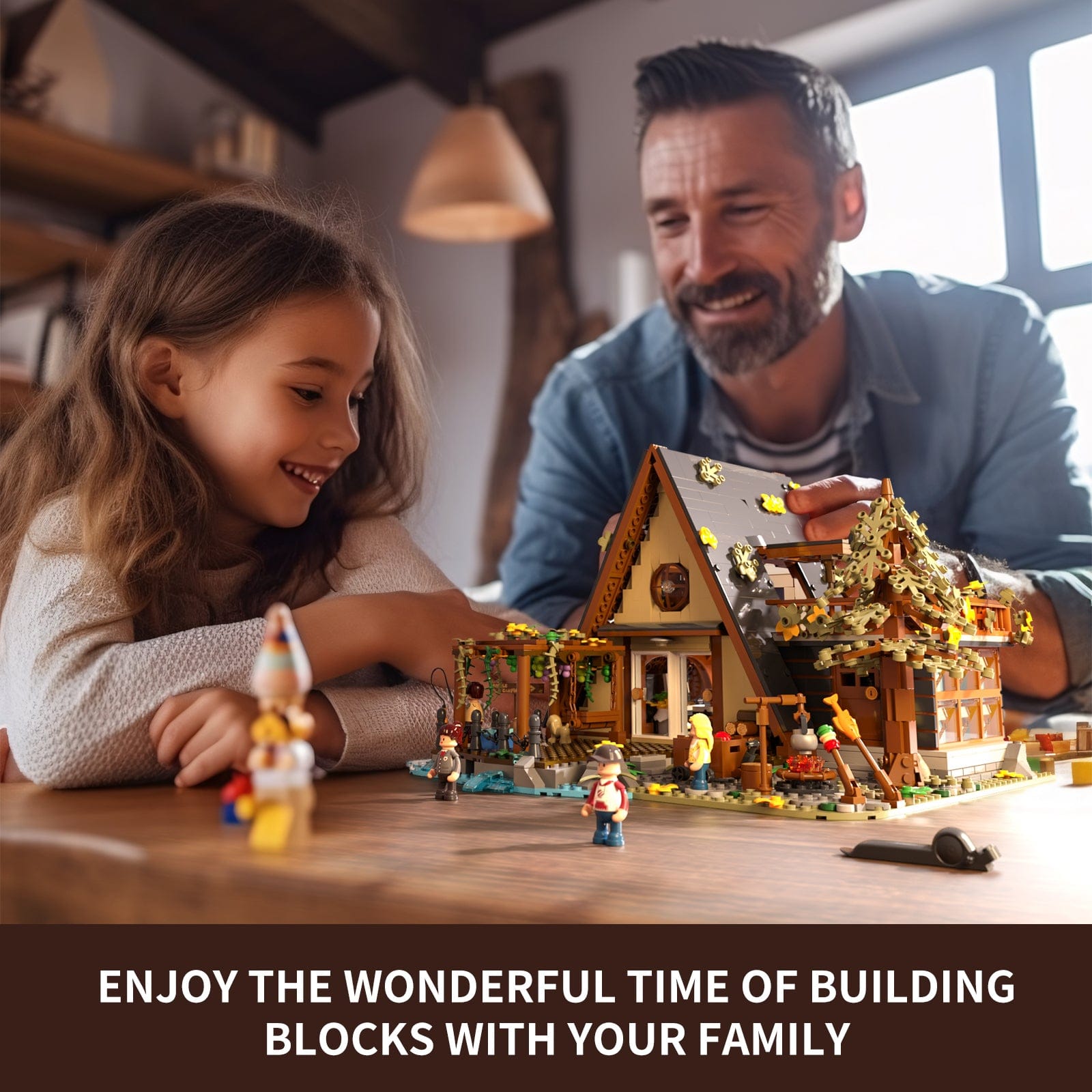 LUMIBRICKS - FUNWHOLE A-Frame Cabin F9013 X003Q80B7V