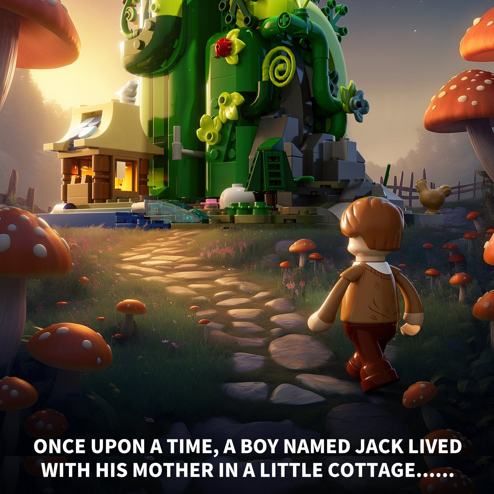 LUMIBRICKS - FUNWHOLE Jack And The Beanstalk F9002 X001RFYXL7