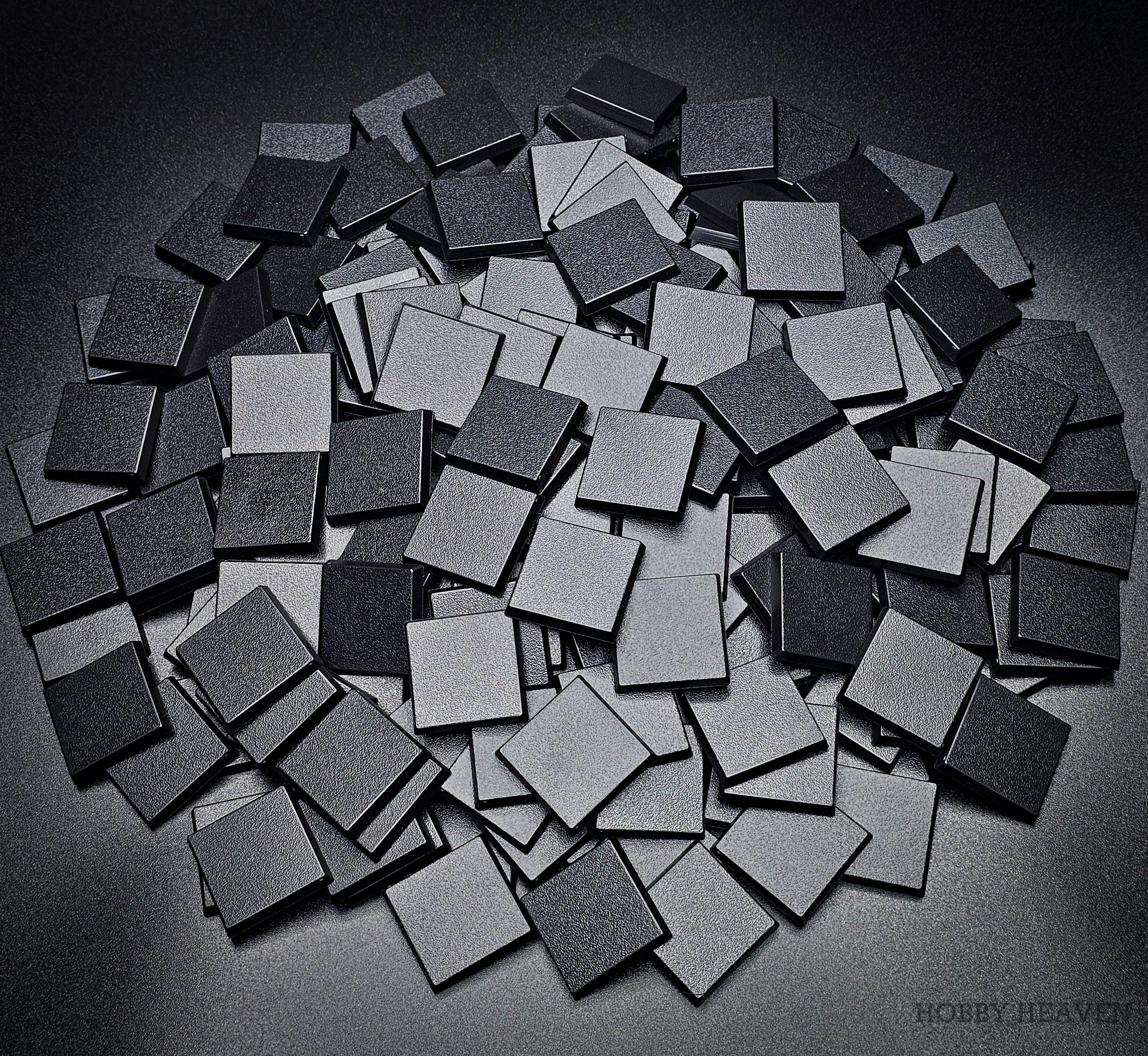 Base 30mm Square Plain Plastic Bases