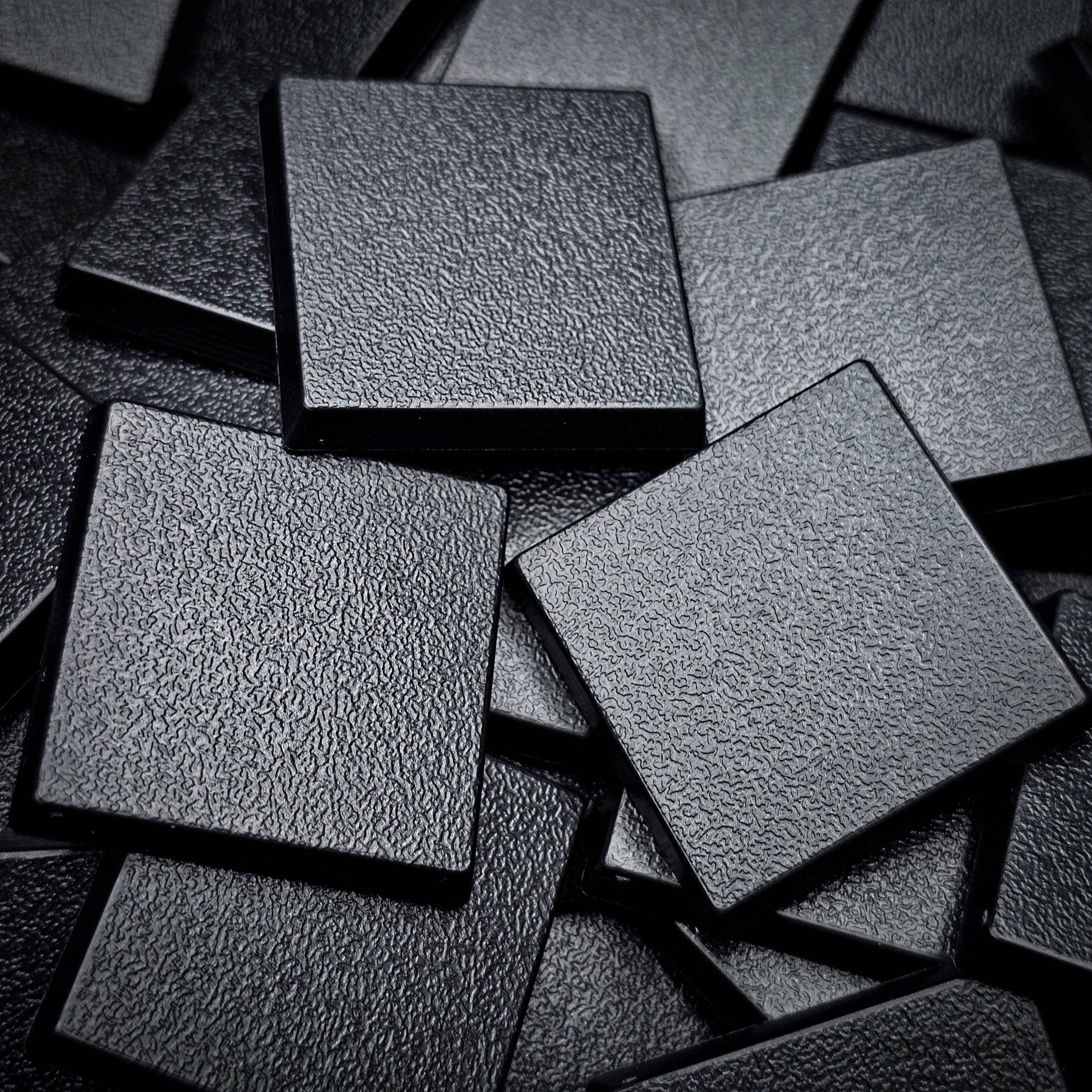 Base 30mm Square Plain Plastic Bases