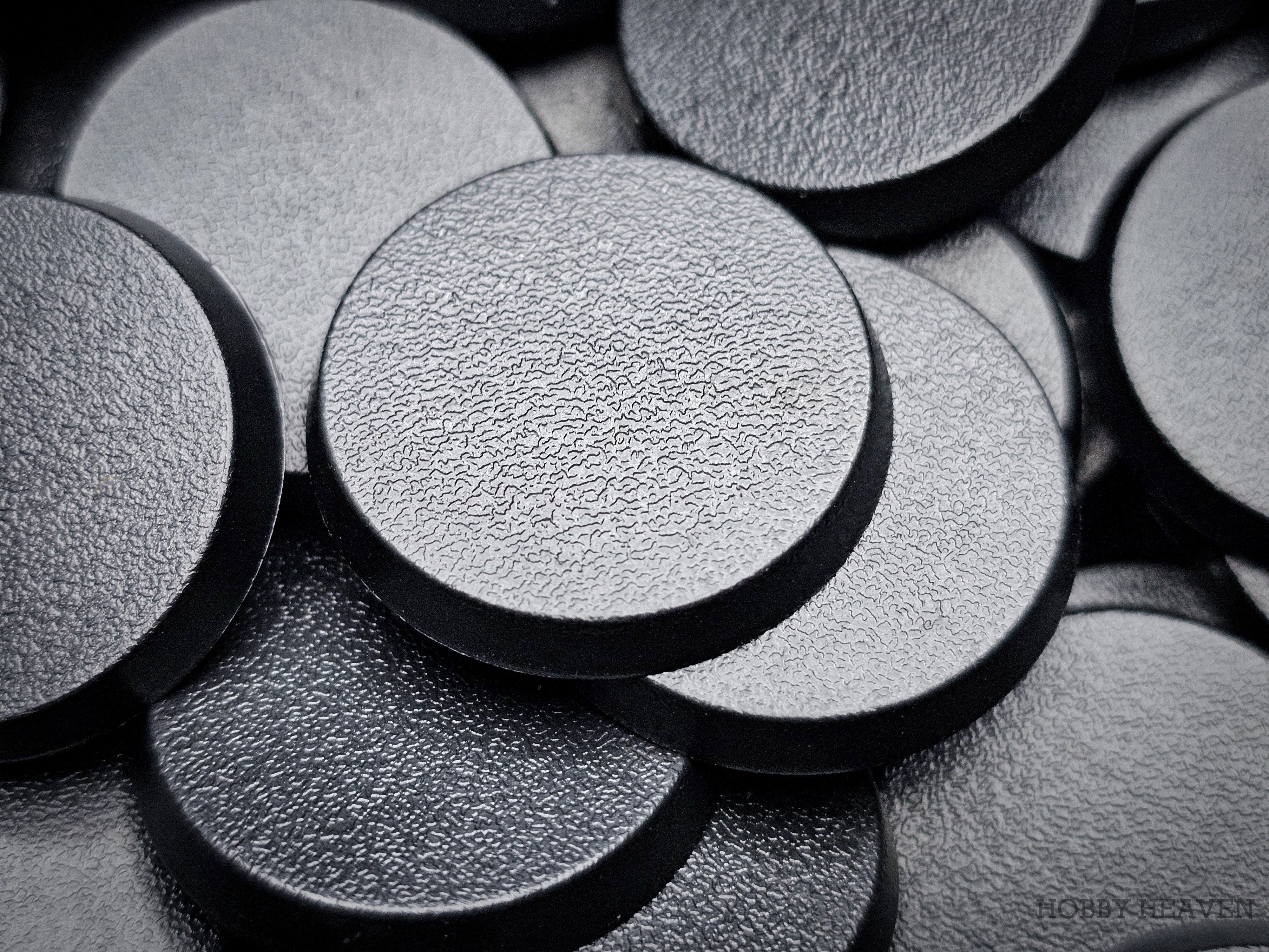 Base 32mm Round Plain Plastic Bases