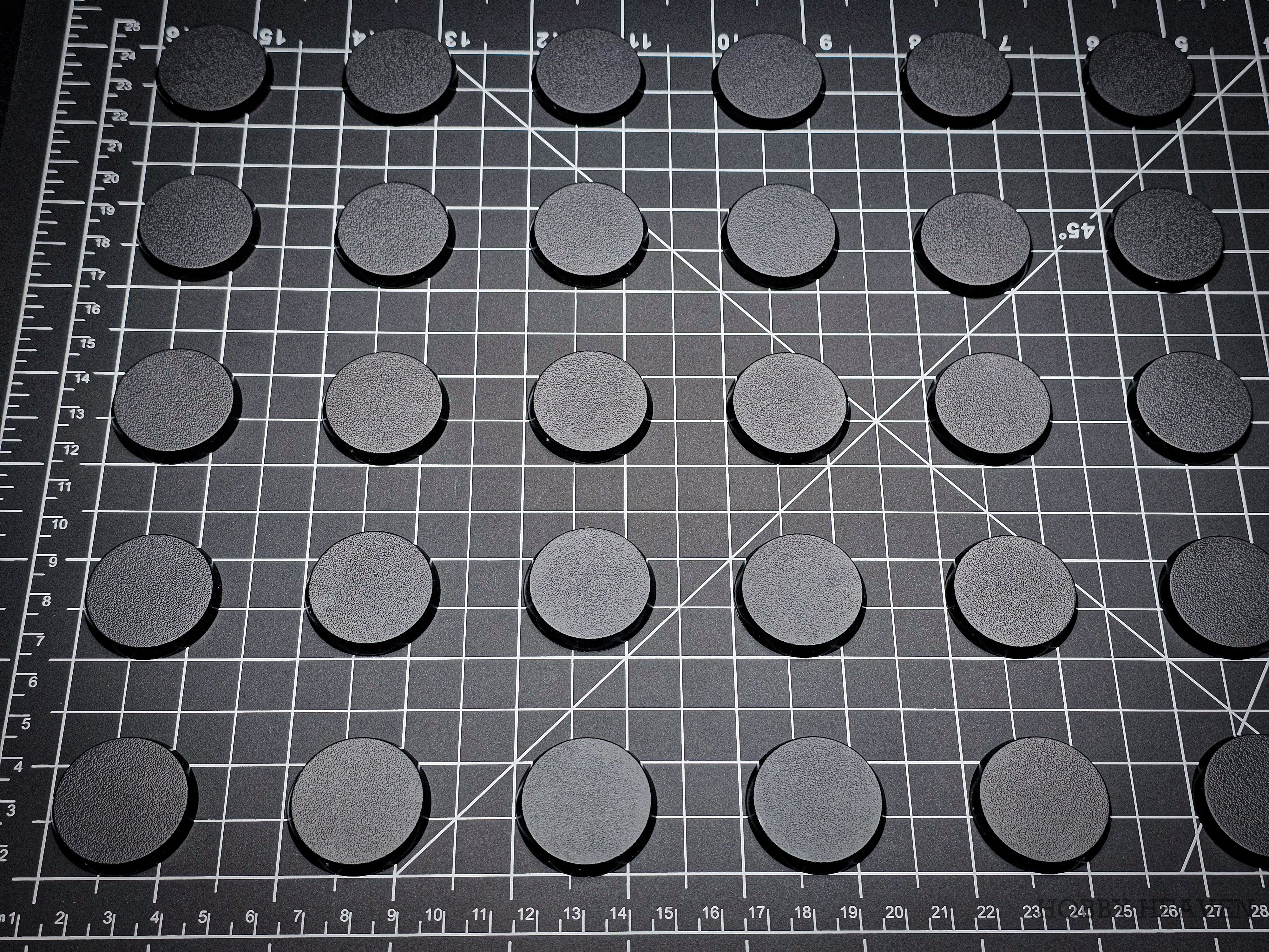 Base 32mm Round Plain Plastic Bases
