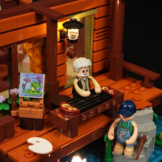 LUMIBRICKS - FUNWHOLE Waterfall Cabin L9083 X004PAHD4D