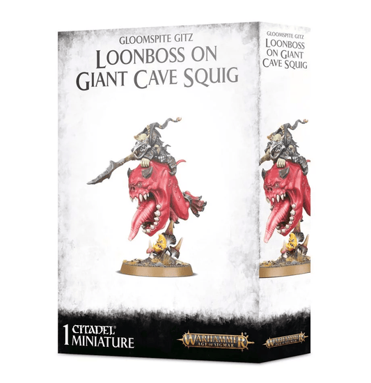 Gloomspite Gitz GLOOMSIPTE GITZ: LOONBOSS ON GIANT CAVE SQUIG 5011921256914