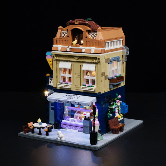 LUMIBRICKS - FUNWHOLE City Modular Gelato Store F9078 X004LHSUM9