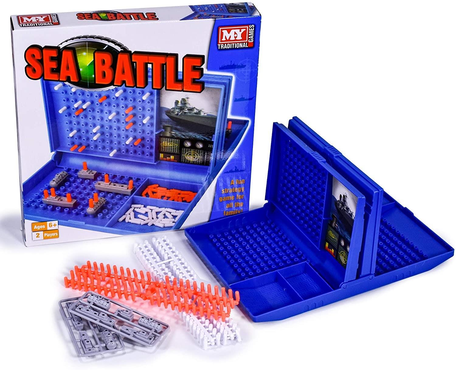 Toys & Games > Games > Strategy Games Classic Sea Battle Strategy Board Game For 2 Players 817284022914
