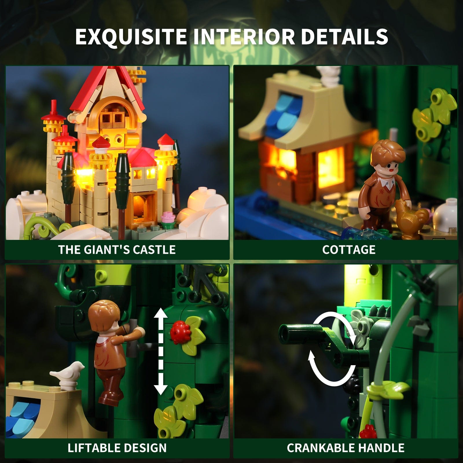 LUMIBRICKS - FUNWHOLE Jack And The Beanstalk F9002 X001RFYXL7