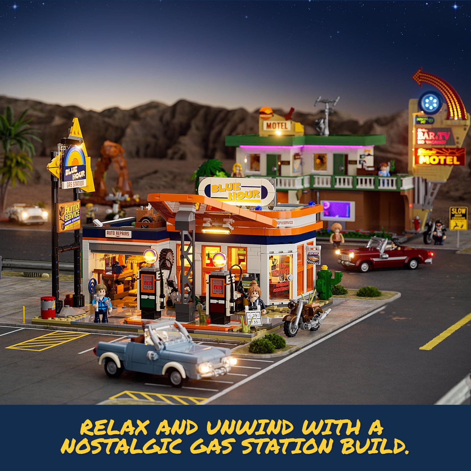 LUMIBRICKS - FUNWHOLE Gas Station F9065 X0028Y45VT