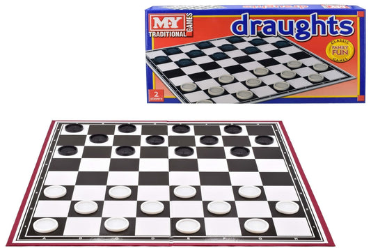 Toys & Games > Games > Board Games Traditional Draughts Classic Family Game For 2 Players 5050837432715