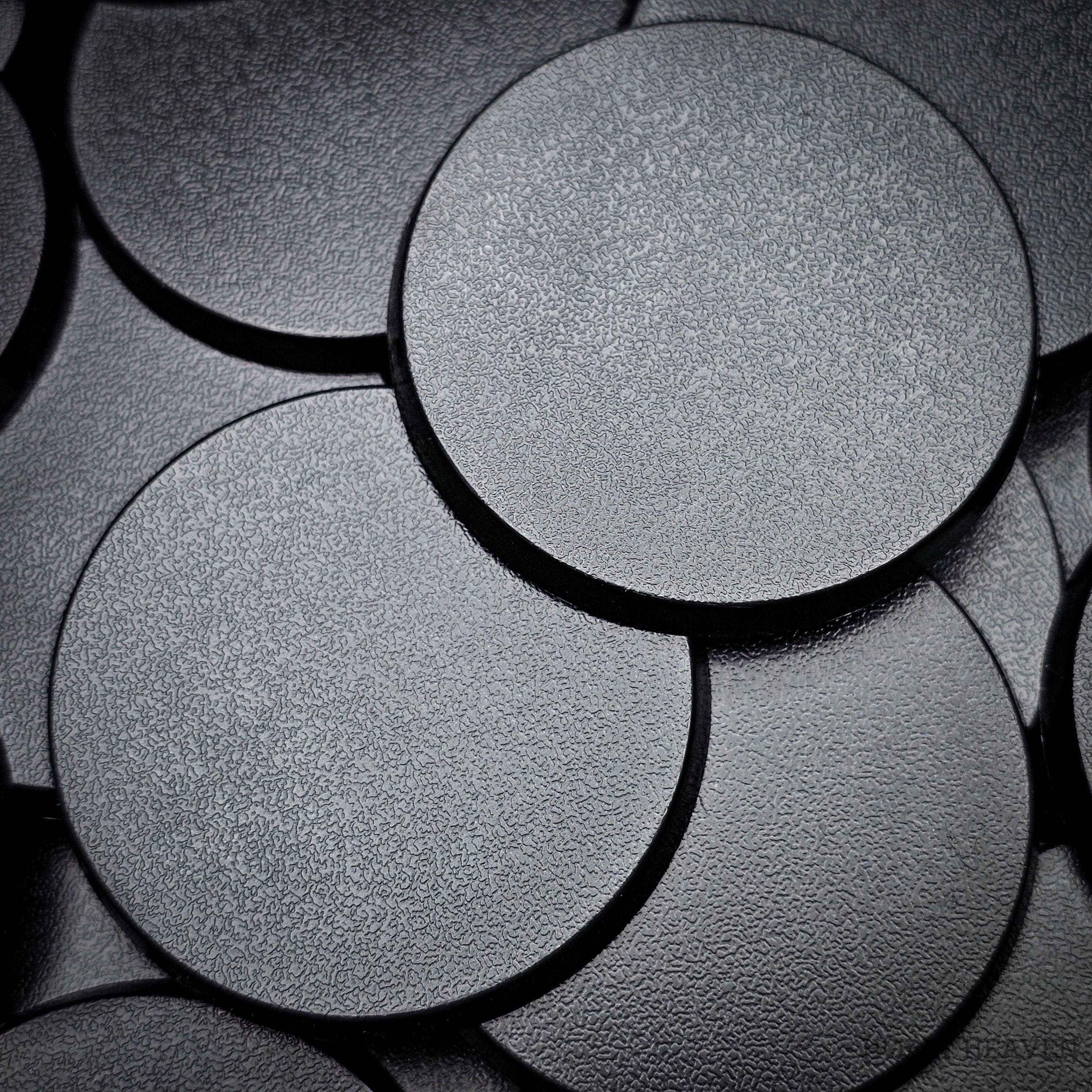 Base 50mm Round Plain Plastic Base