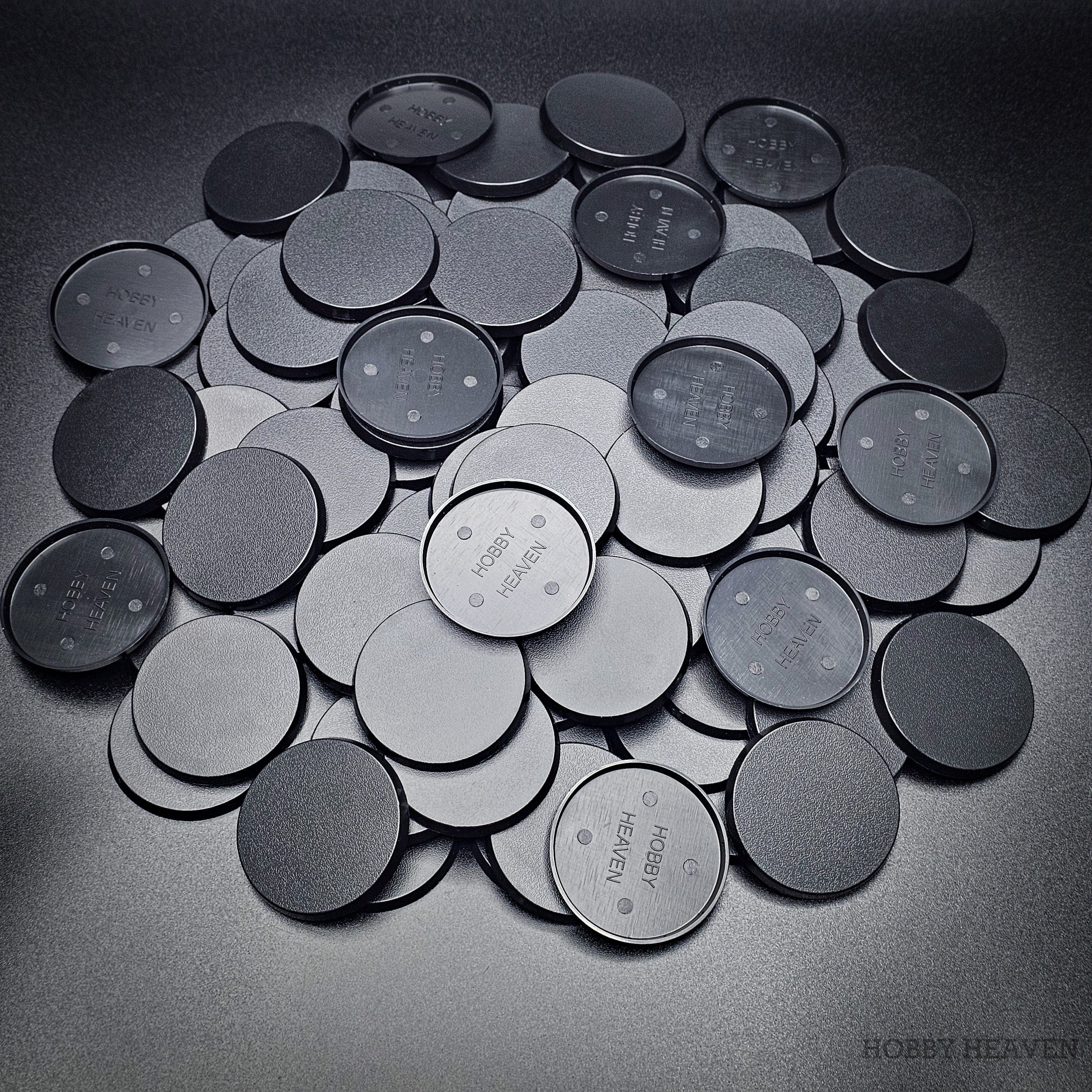 Base 50mm Round Plain Plastic Base
