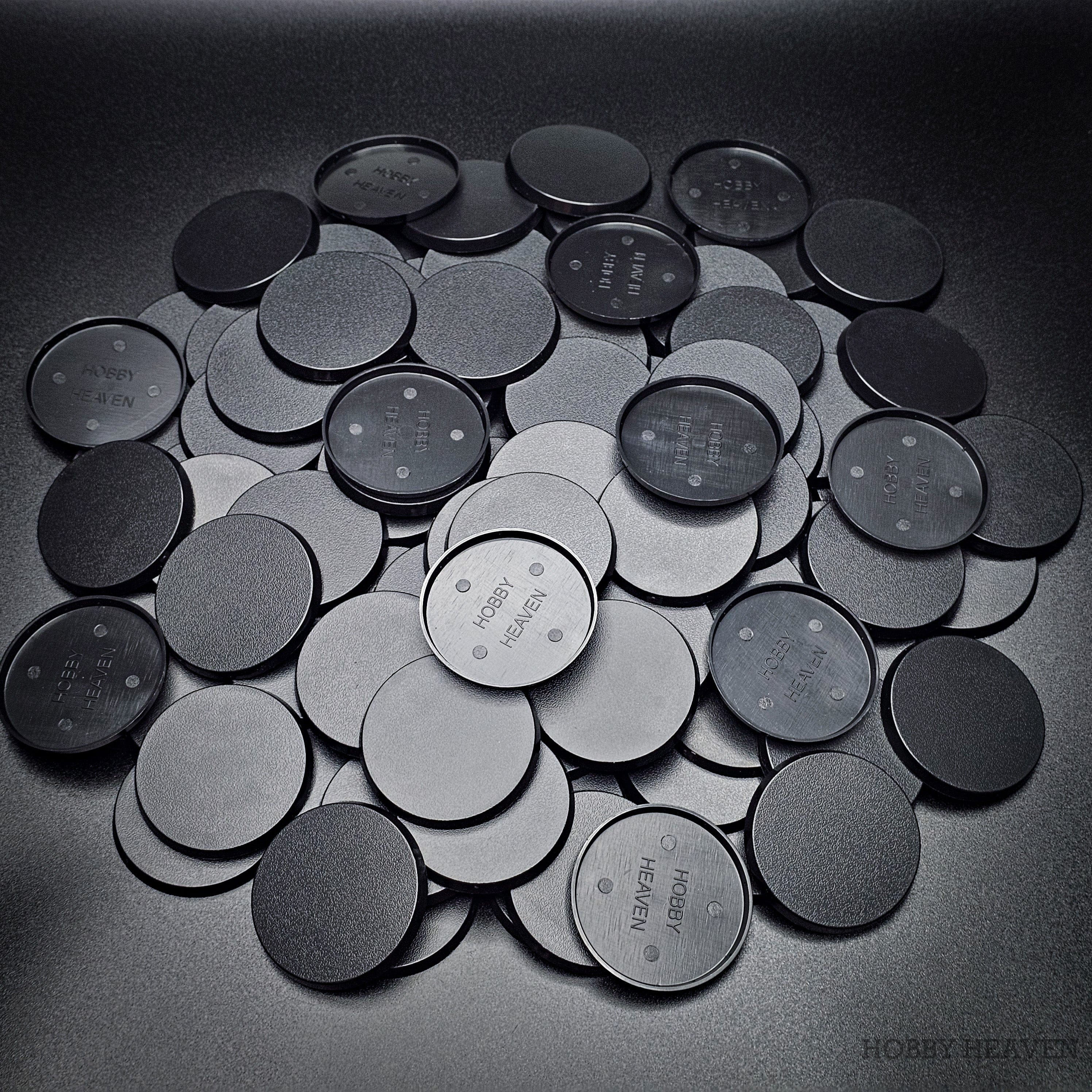 Base 50mm Round Plain Plastic Base