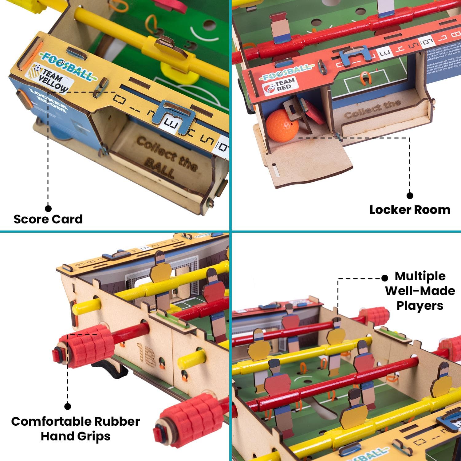 Science & Nature Toys > Science Kits > Home Science Experiments > Smartivity Smartivity Foosball | Build-It-Yourself Multiplayer STEAM Board Game 8908011797297