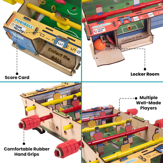 Science & Nature Toys > Science Kits > Home Science Experiments > Smartivity Smartivity Foosball | Build-It-Yourself Multiplayer STEAM Board Game 8908011797297