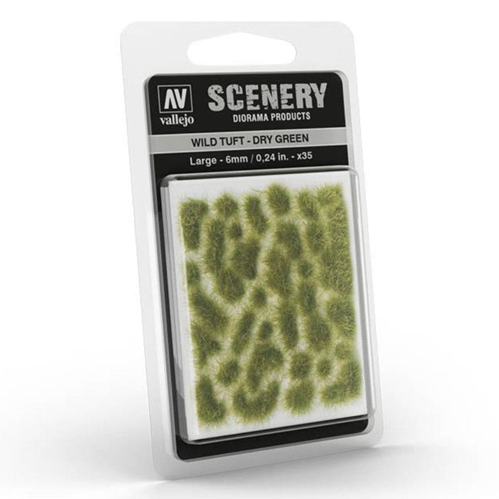 Paint Vallejo Wild Tuft - Dry Green, Large 8429551986137