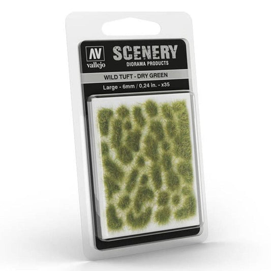 Paint Vallejo Wild Tuft - Dry Green, Large 8429551986137
