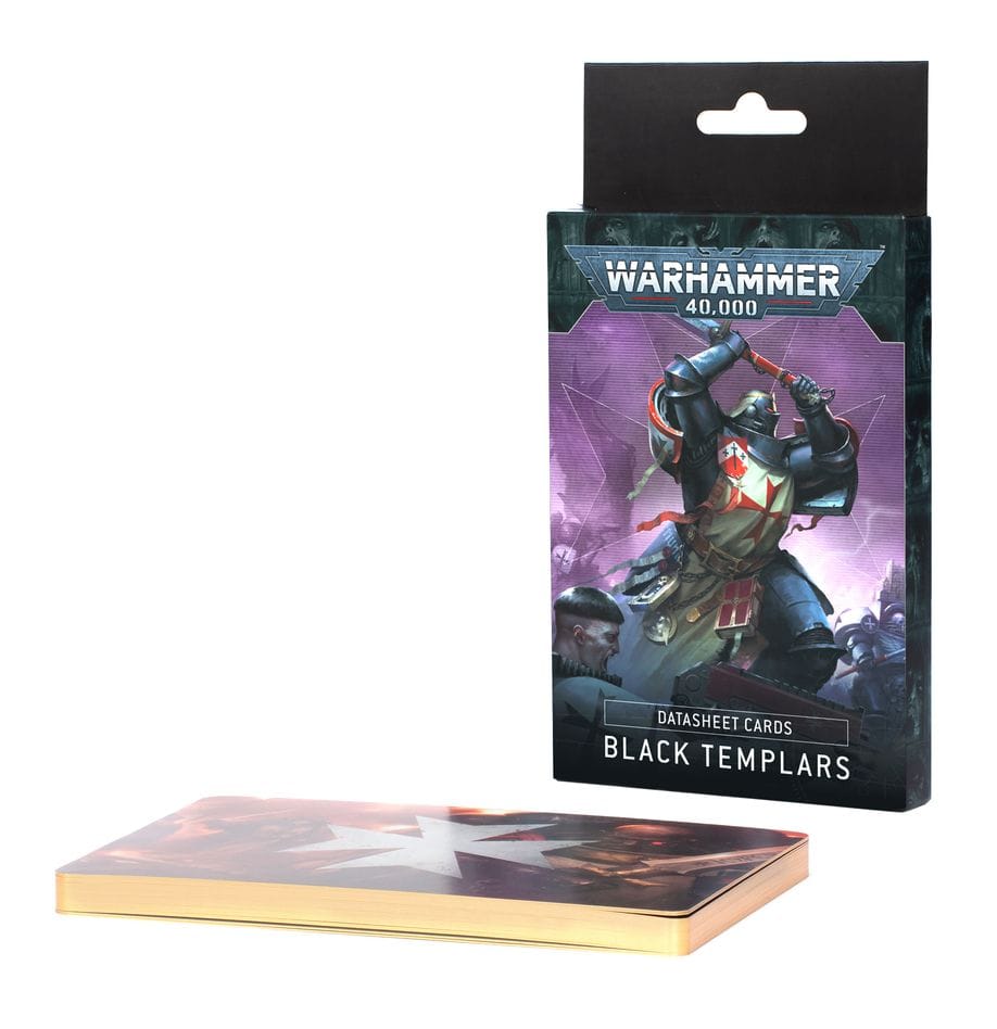 Space Marine DATASHEET CARDS: BLACK TEMPLARS (ENG) 5011921253173