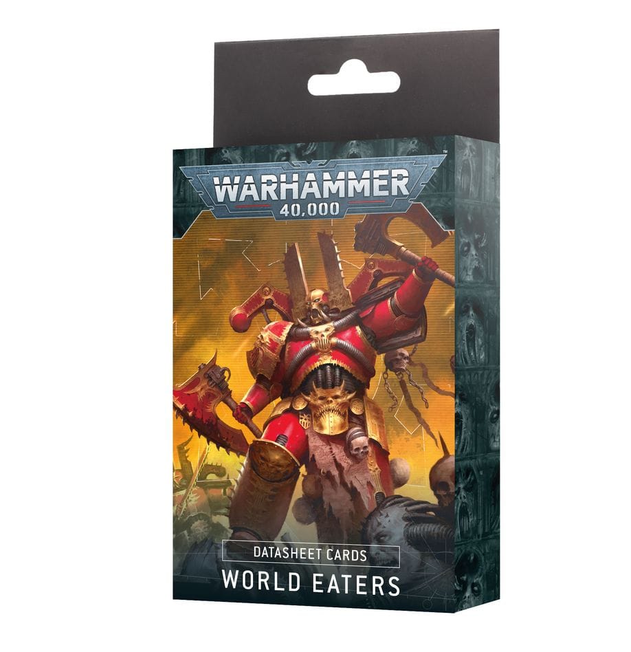 Chaos Space Marine DATASHEET CARDS: WORLD EATERS (ENGLISH) (EL) 5011921248940