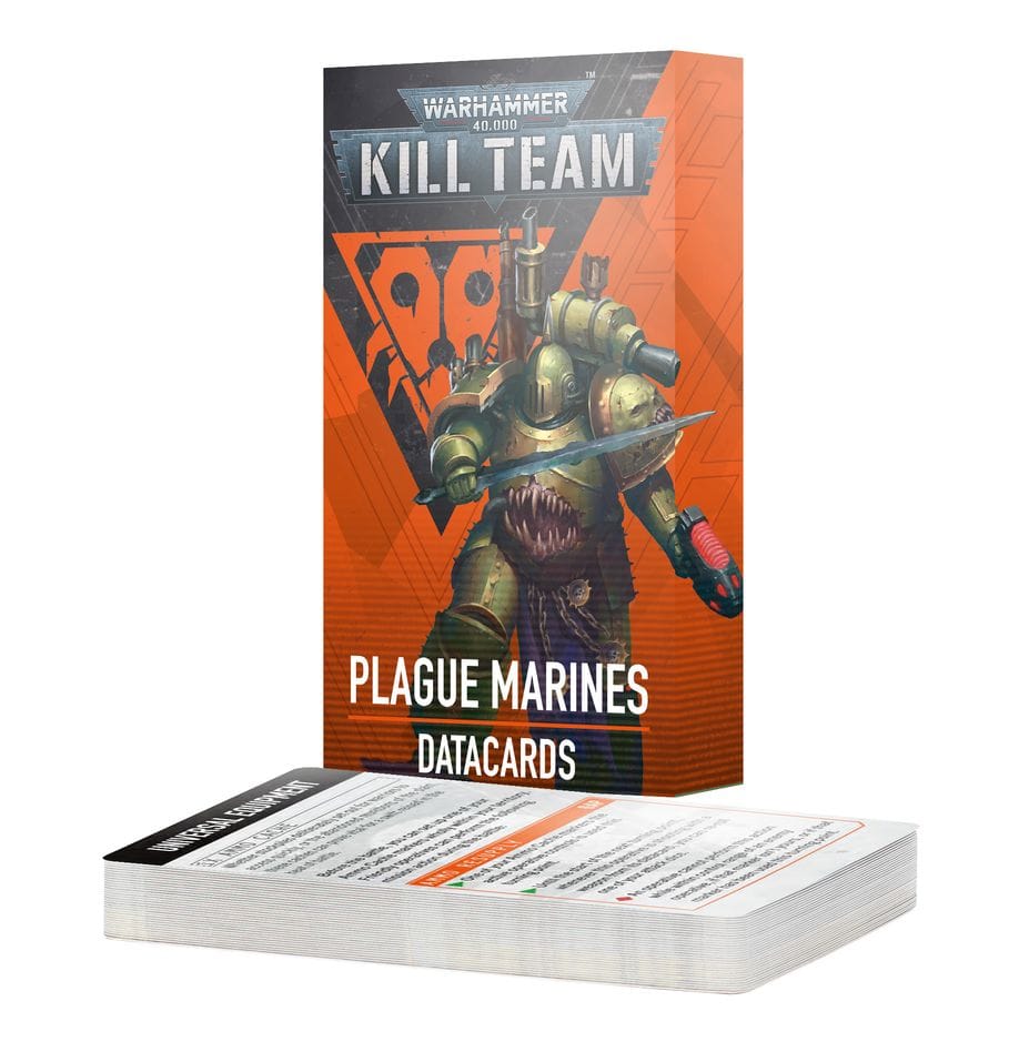 Warhammer 40K Kill Team KILL TEAM DATACARDS: PLAGUE MARINES 5011921230556