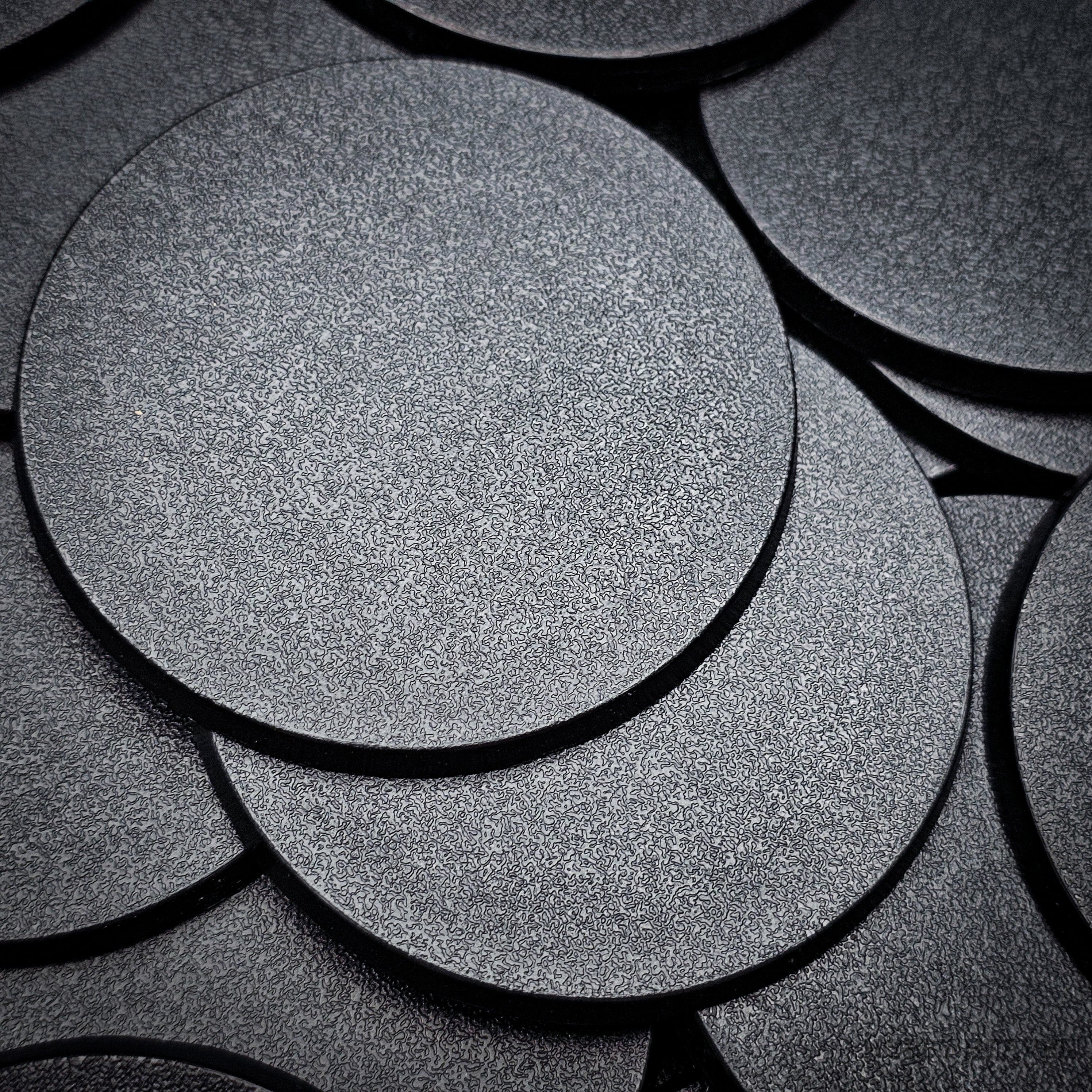 Base 60mm Round Plain Plastic Bases