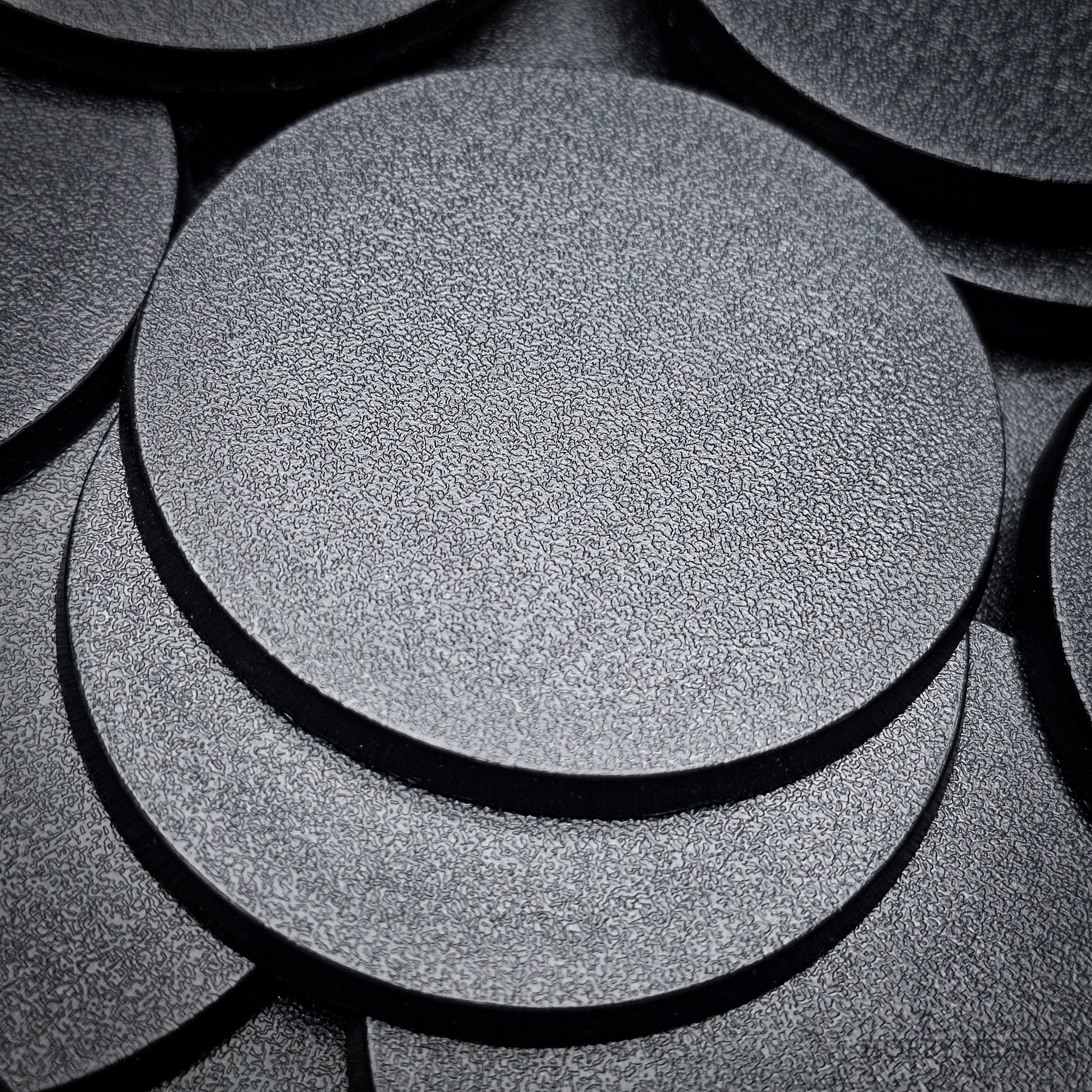 Base 60mm Round Plain Plastic Bases