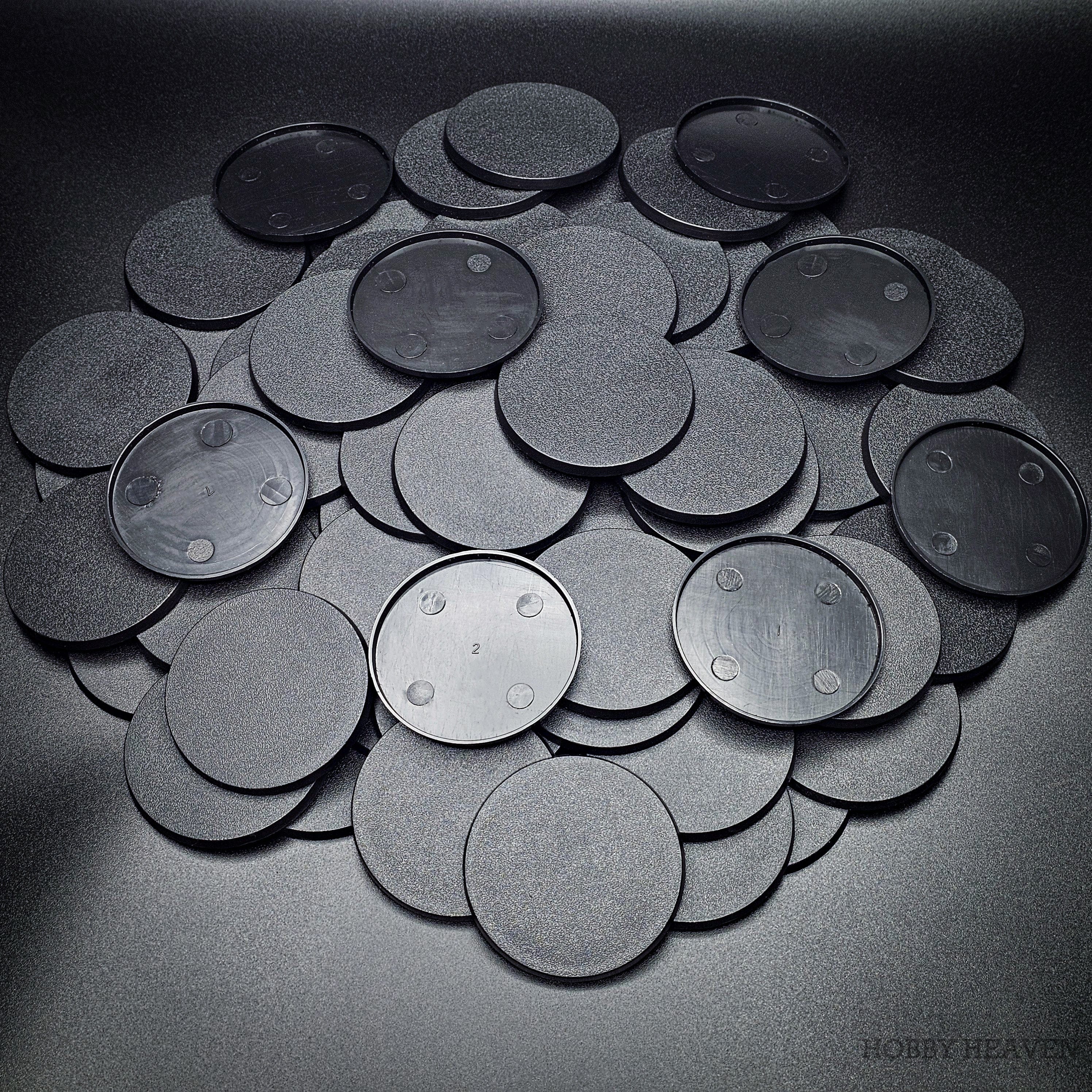 Base 60mm Round Plain Plastic Bases