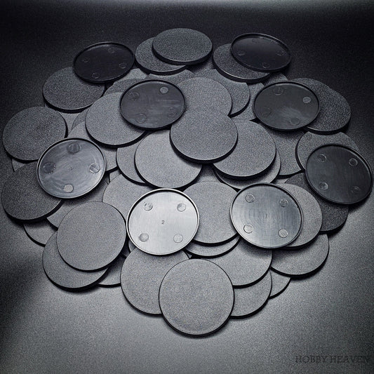 Base 60mm Round Plain Plastic Bases