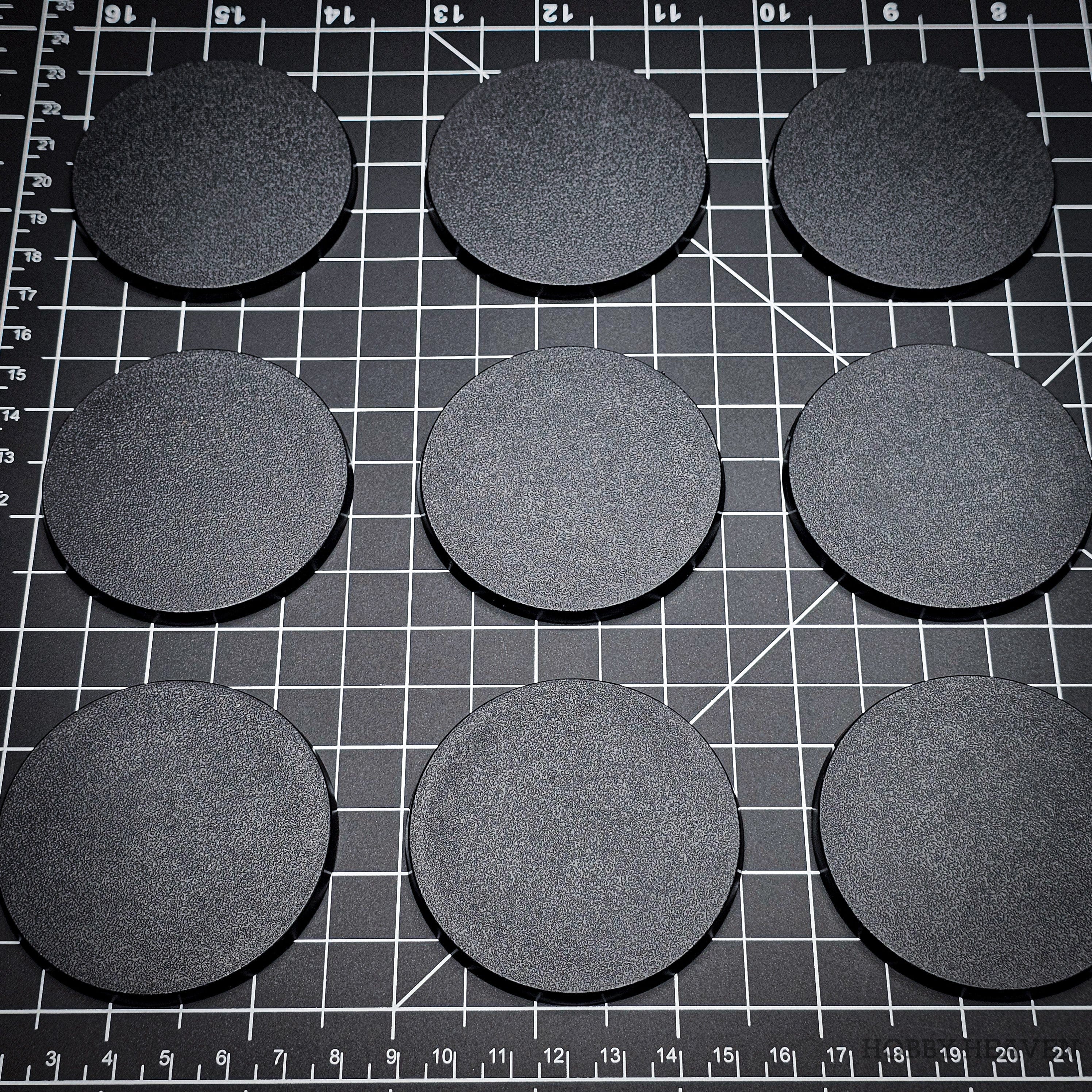 Base 60mm Round Plain Plastic Bases
