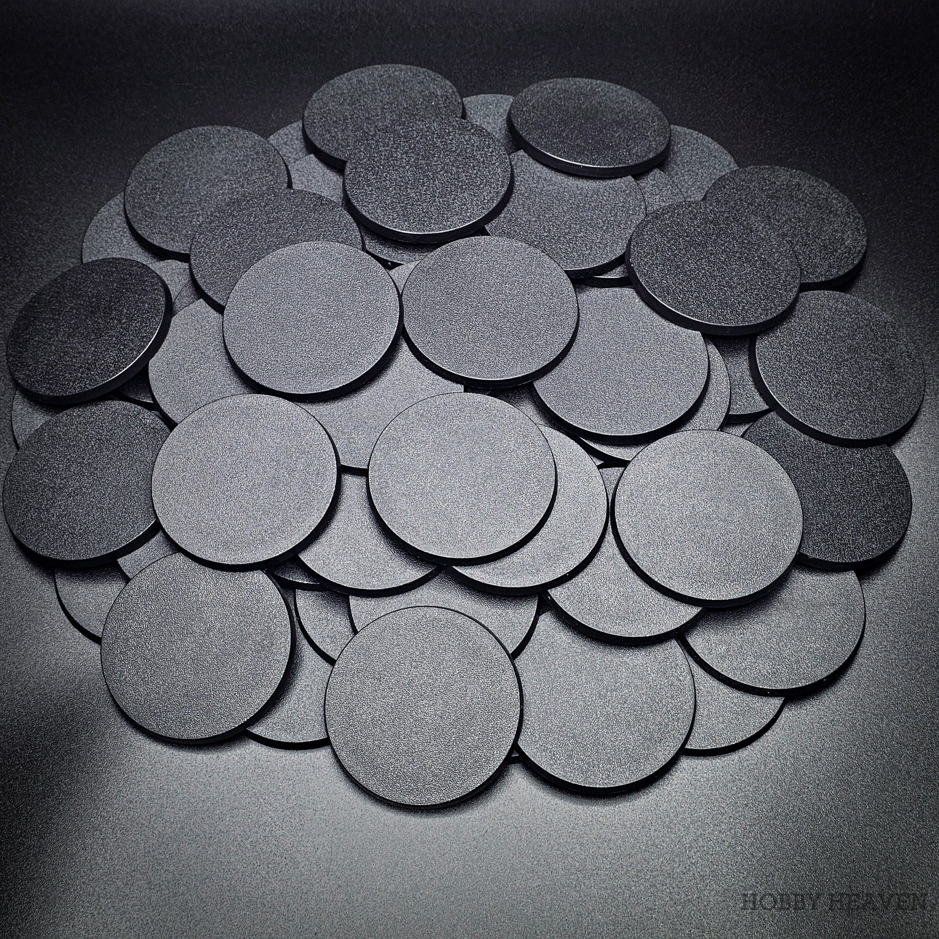 Base 60mm Round Plain Plastic Bases