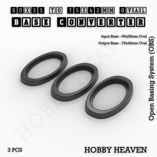 Base Oval To Oval Bases Size Converters 3d Print Full Range