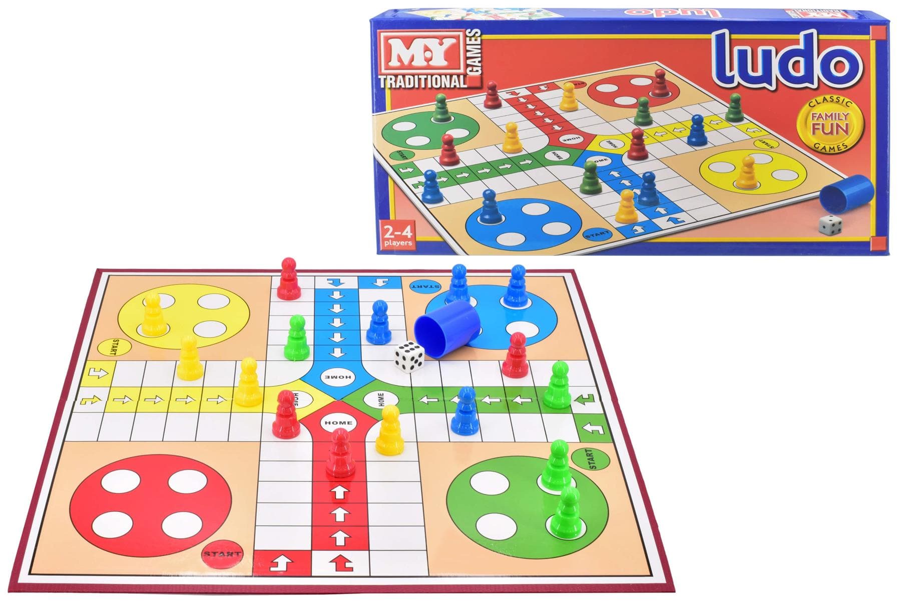 Toys & Games > Games > Board Games Ludo Traditional Family Board Game 5050837432616