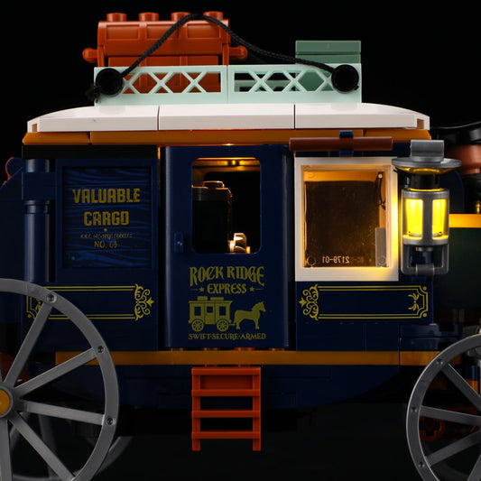 LUMIBRICKS - FUNWHOLE Western Treasure Stagecoach L9099 X002C6QRMX